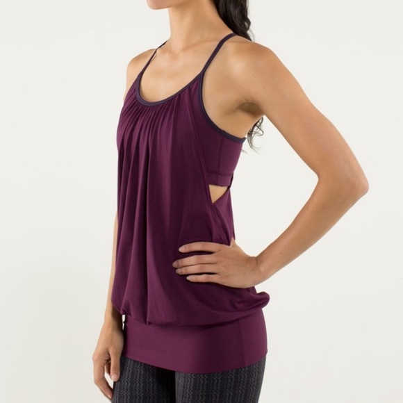 LULULEMON No Limits Tank Top 4 XS Build in Bra - Picture 1 of 5